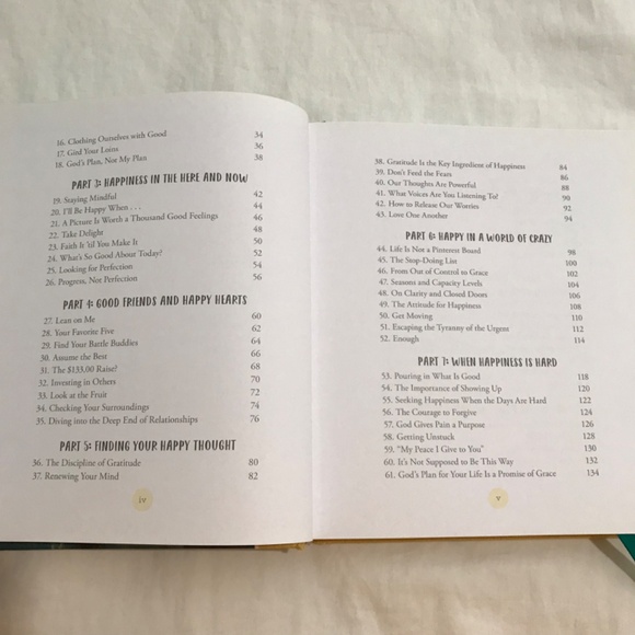 ๐3/$35 The Year of Living Happy 100 Day Devotional Journal Book Hardcover - Picture 7 of 11